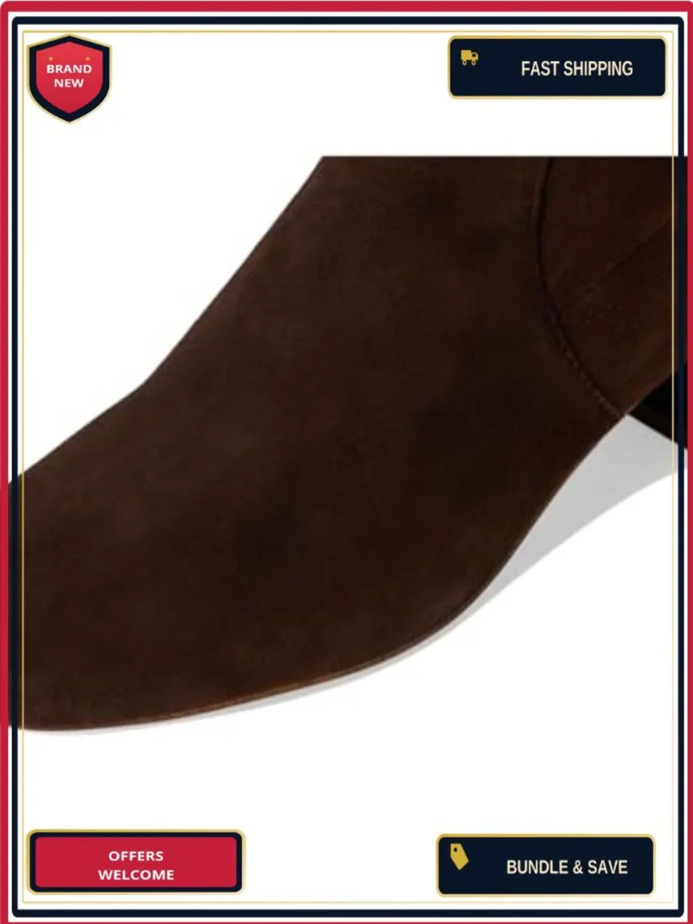 Knee High Suede Pull-On Stretch Boots Comfort Insole Block Heel